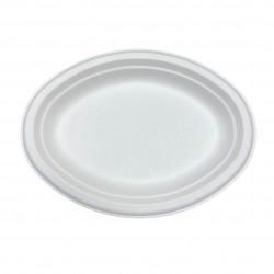 Oval Sugarcane Plate