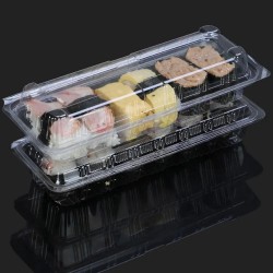 Clear Hinged Plastic Container