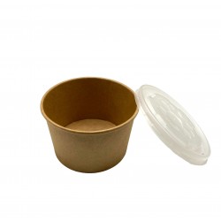 8oz Paper Soup Cup & Lid