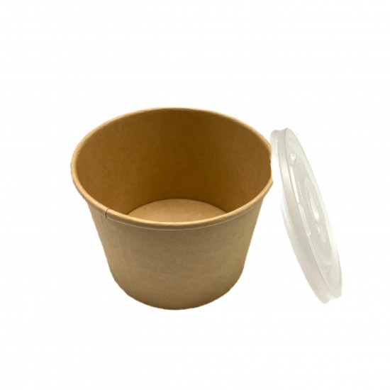 16oz Paper Soup Cup & Lid