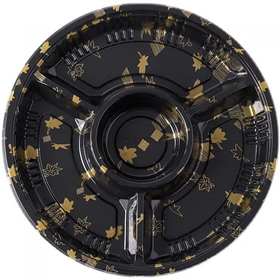 Round Sushi Party Tray (4 Compartment)