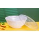 Plastic 36oz Bowl & Lid-White 
