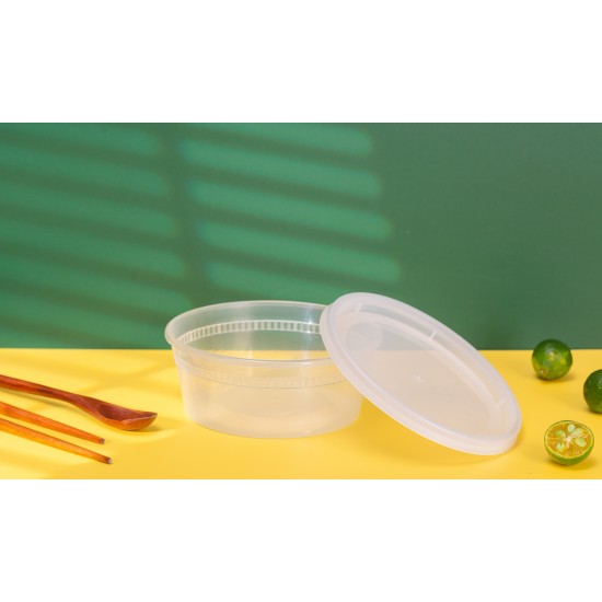 Plastic 8oz Soup Container Plastic 