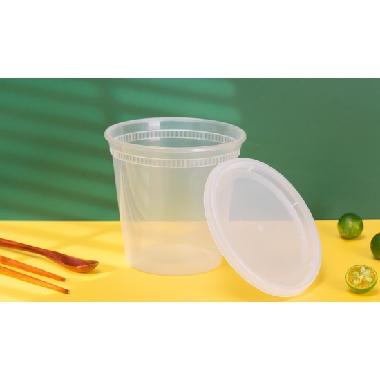 Plastic 24oz Soup Container