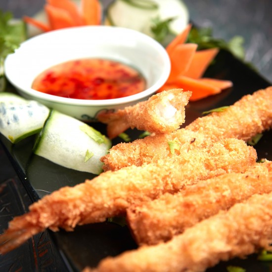 Bread Shrimp, Bread Scallop